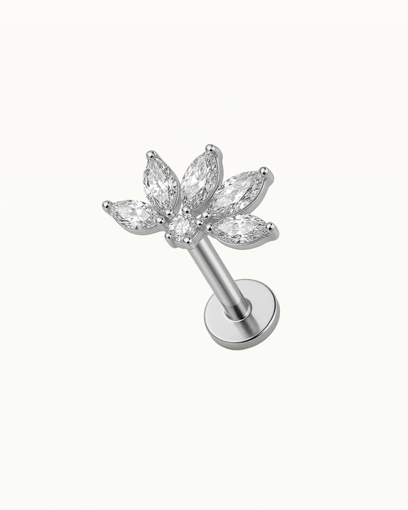 Piercing en Fleur en Titane - Gaia