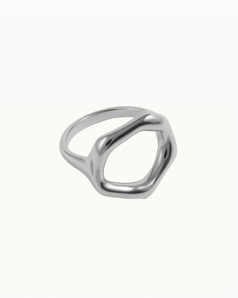 Bague Énoncé Ronde Chunky - Lea - R35
