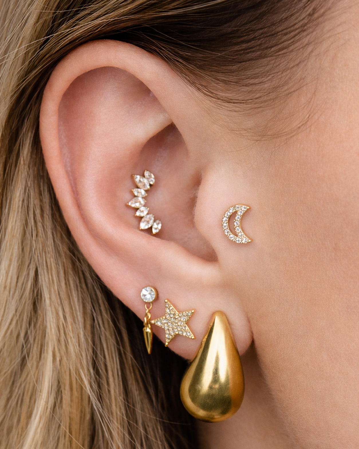 Piercing en titane Halve Maan - Neva