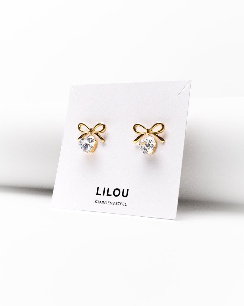 Boucles d'oreilles Strik Met Kristal - Odris