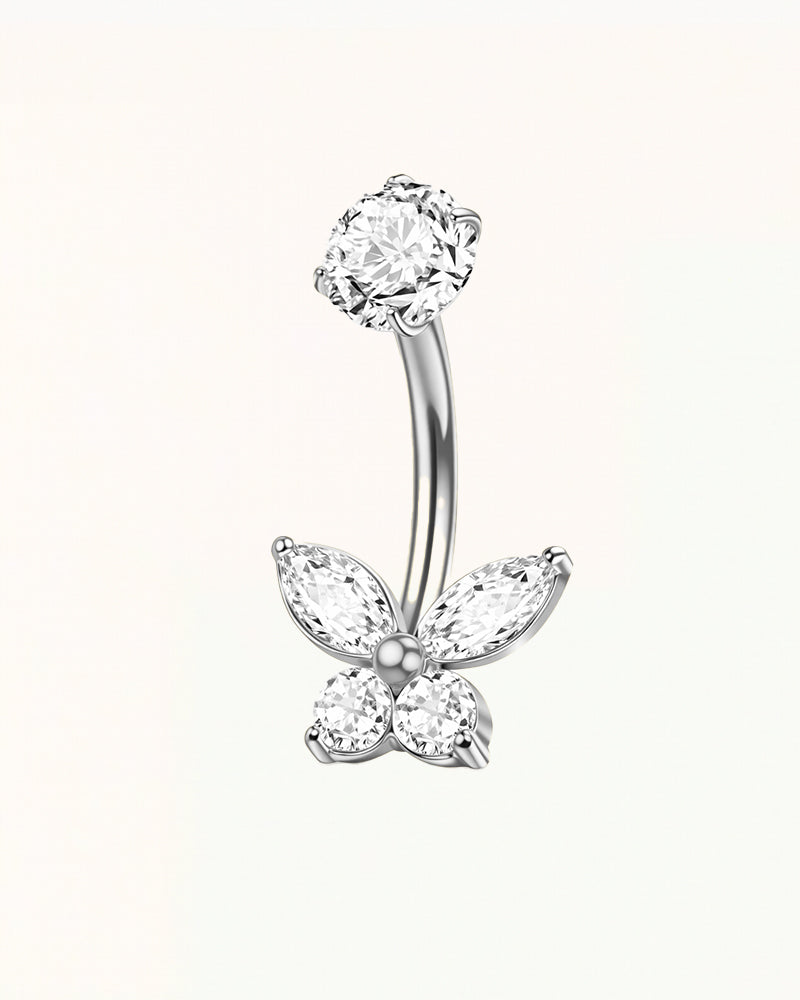 Butterfly Design Navel Piercing - Trixie
