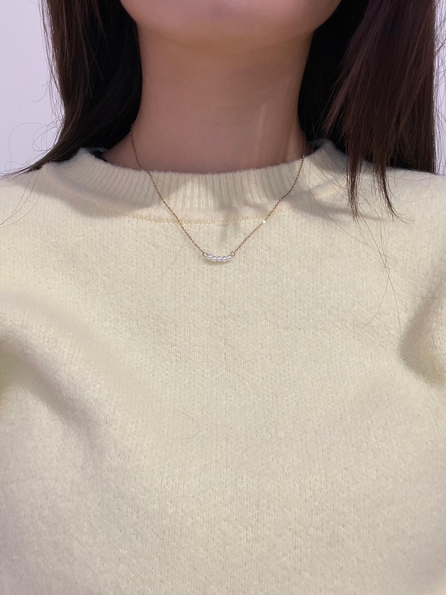 Klassieke Parel Ketting Klein - Denise