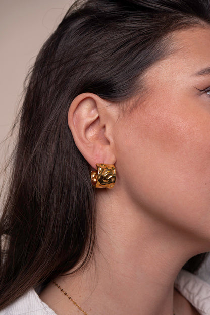 Boucles d'oreilles vintage Chunky - Andrea