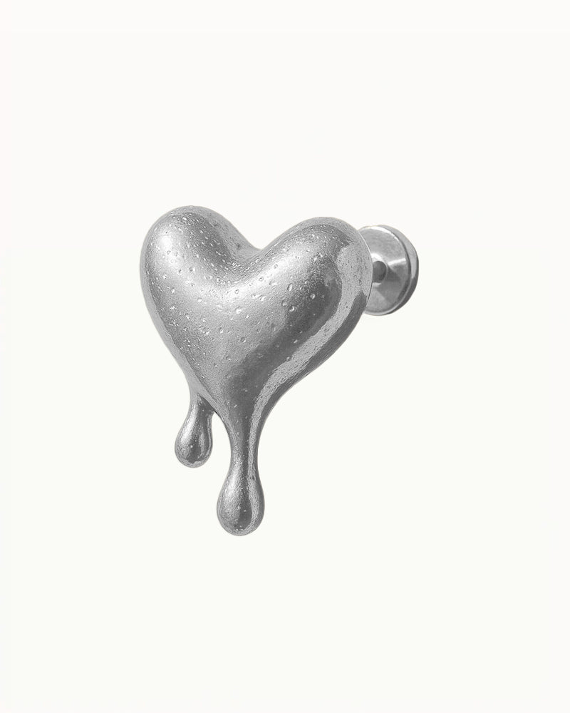 Piercing en cœur en titane - Ada