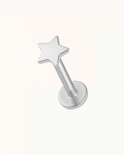 Piercing en titane en forme d'étoile - Alaina