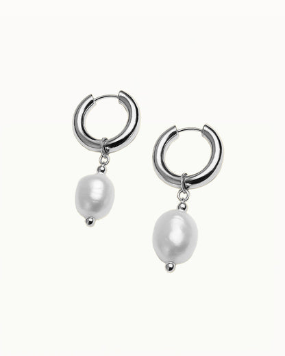 Boucles d'oreilles de base avec perle - Bianca