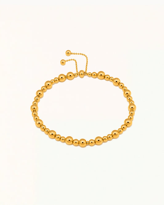 Bracelet en or avec perles - Dunya
