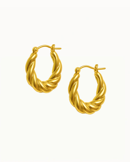 Boucles d'oreilles Déclaration Tressées - Ellie