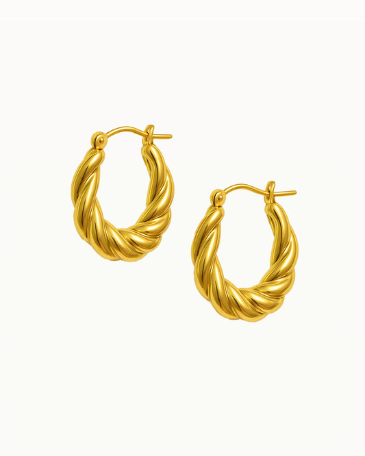 Boucles d'oreilles Déclaration Tressées - Ellie