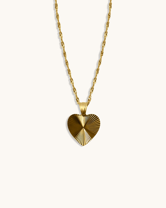 Collier en cœur rétro Ribbel - Etta