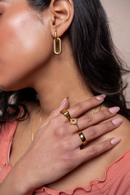 Bague de style britannique vintage - Ajustable - Reyna - R53