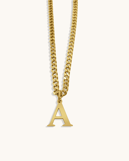 Collier avec initiales