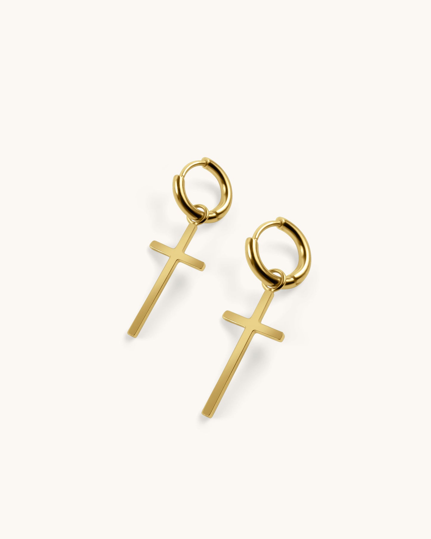 Boucles d'oreilles croisées classiques - Joan