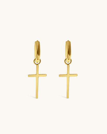 Boucles d'oreilles croisées classiques - Joan
