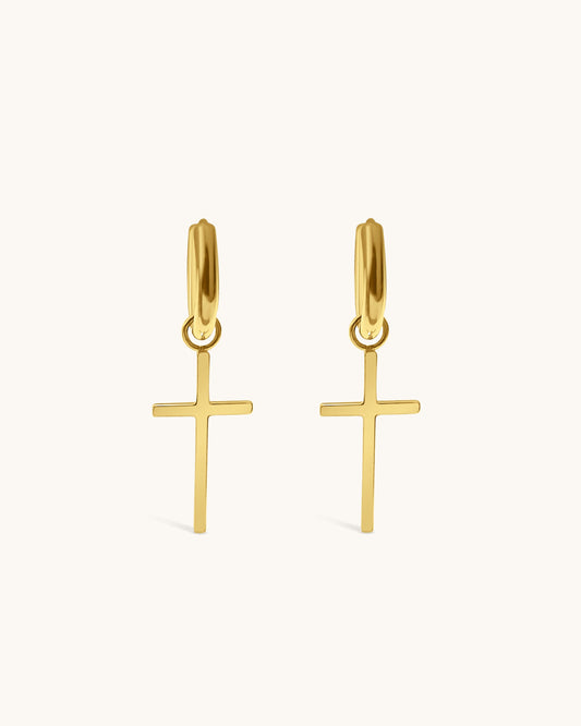 Boucles d'oreilles croisées classiques - Joan