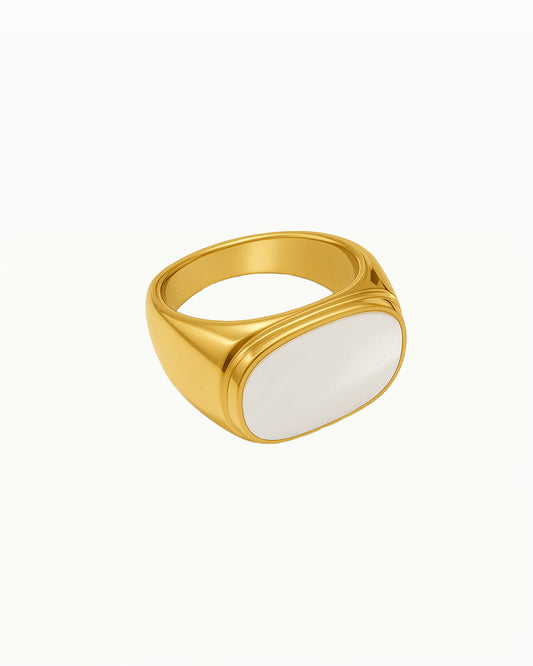 Bague Épaisse avec Pierre - Juin - R23