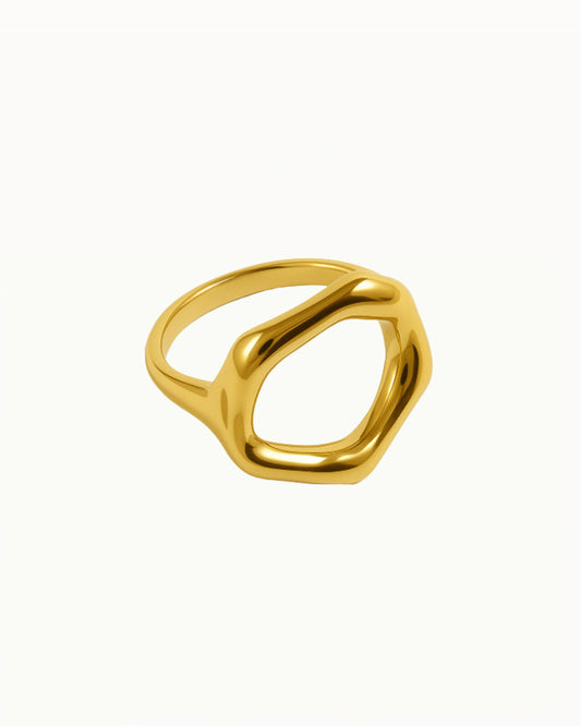Bague Énoncé Ronde Chunky - Lea - R35