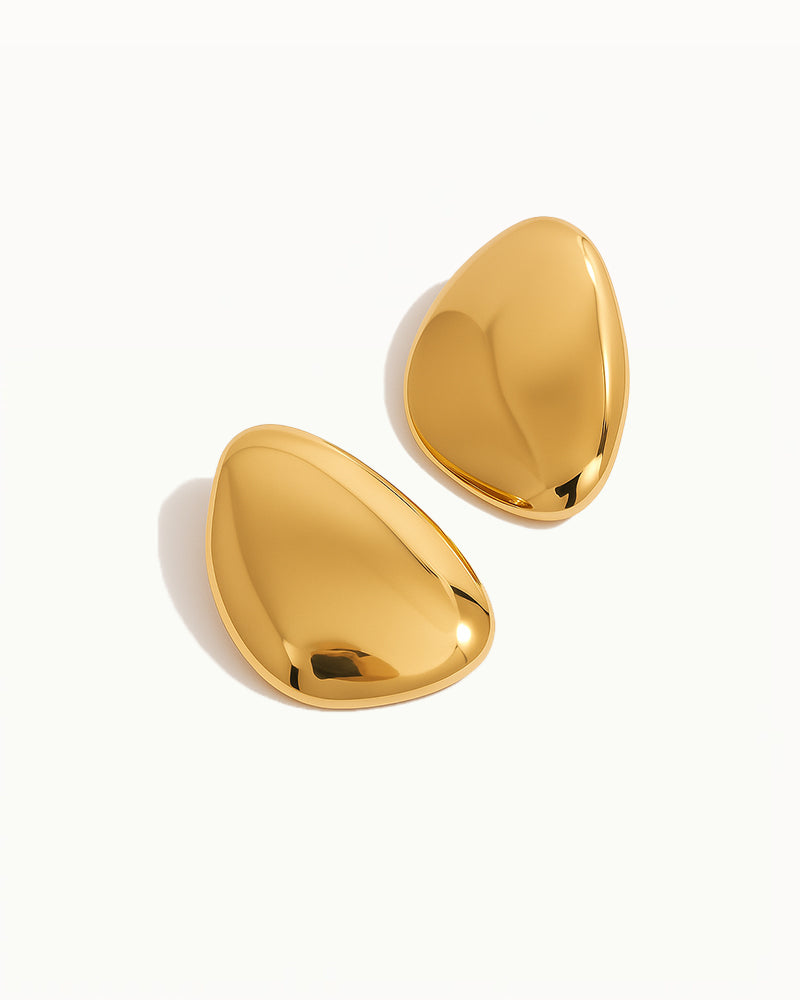 Grandes Boucles d'Oreilles Dorées - Mila