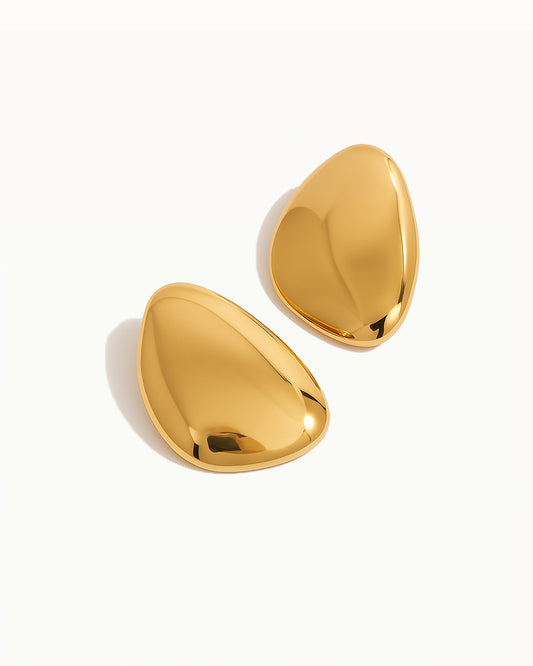 Grandes Boucles d'Oreilles Dorées - Mila