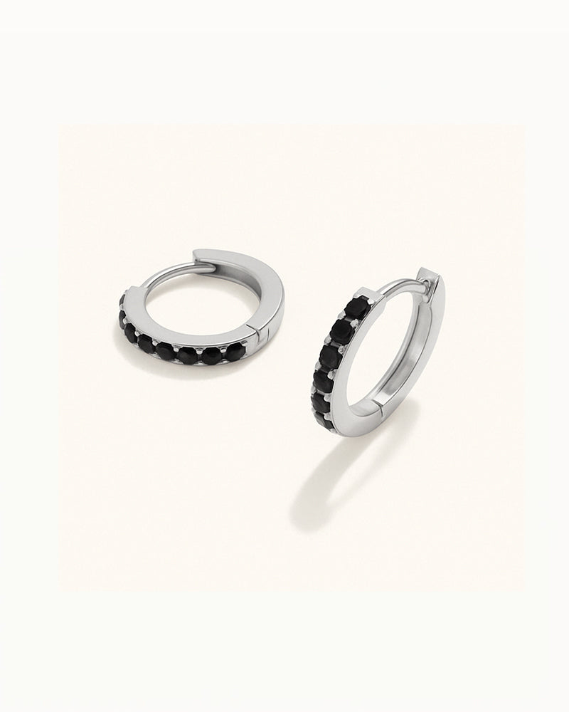 Boucles d'oreilles Huggie en cristal - Miley