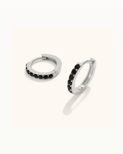 Boucles d'oreilles Huggie en cristal - Miley