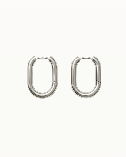 Boucles d'oreilles Chunky Ovales - Nadia