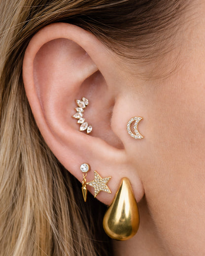 Piercing en titane Halve Maan - Neva