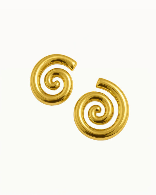 Boucles d'oreilles spirales Chunky - Ramona