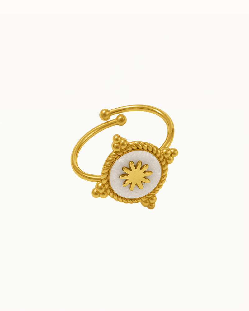 Bague de style britannique vintage - Ajustable - Reyna - R53
