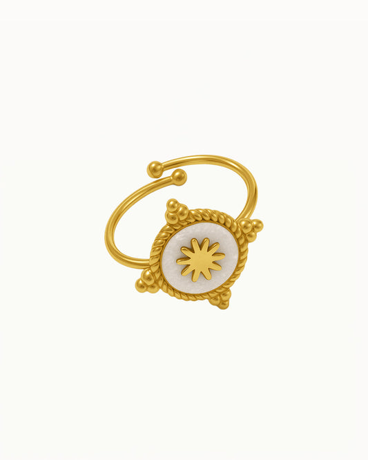 Bague de style britannique vintage - Ajustable - Reyna - R53