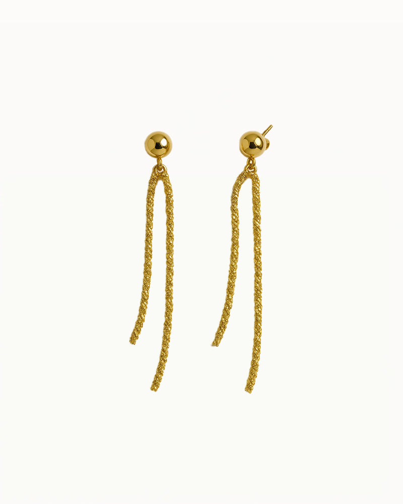 Boucles d'oreilles Lange avec Boule - Rosalia
