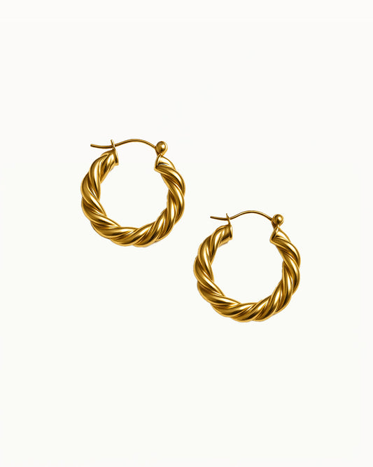 Boucles d'oreilles en osier - Sasha