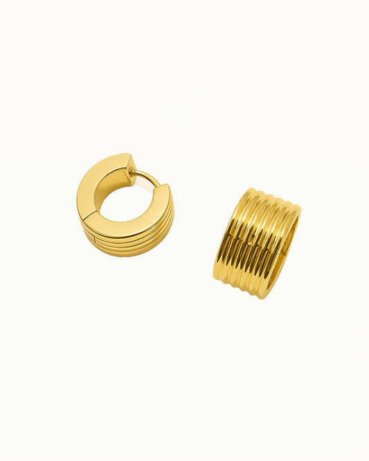 Boucles d'oreilles Ribbels Petit - Scarlett