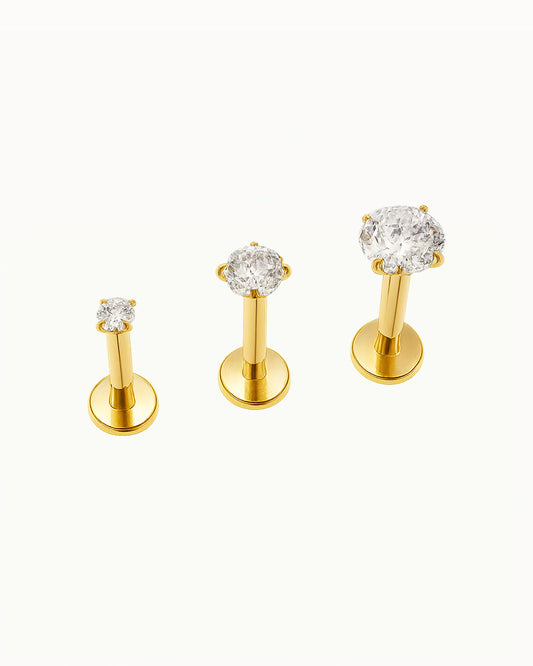 Klassieke Kristallen Piercing - Flora