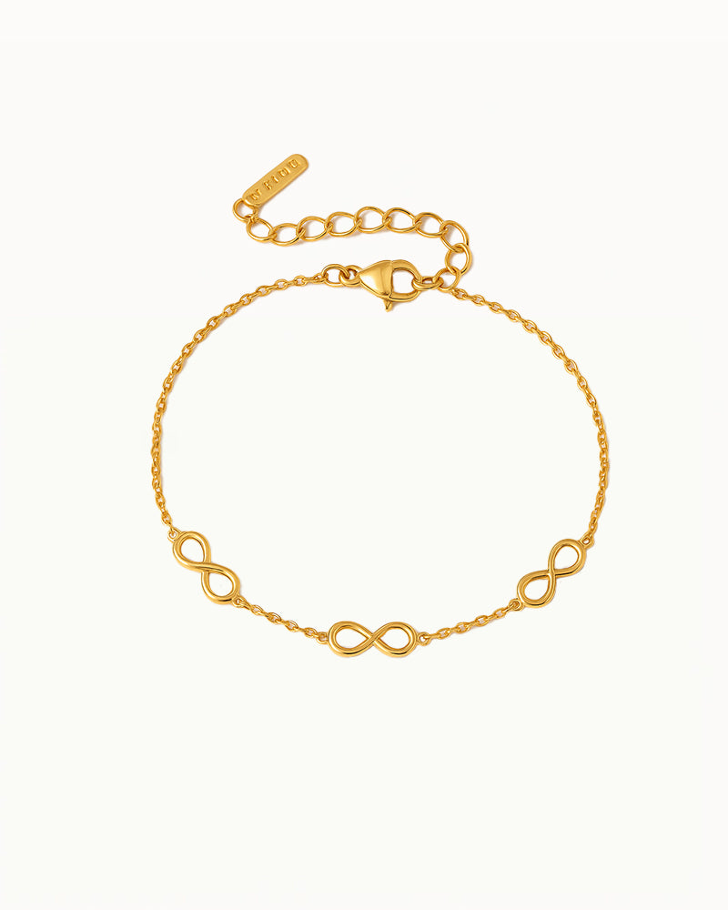 Bracelet Infini Doré - Brittany