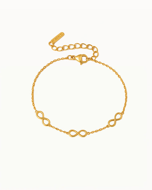 Bracelet Infini Doré - Brittany