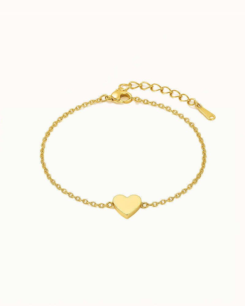 Bracelet avec Pendentif en Forme de Cœur - Meysa