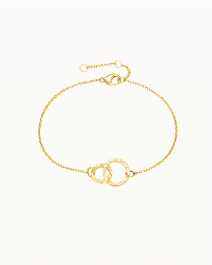 Joli Bracelet avec Cercles Doubles - Romi