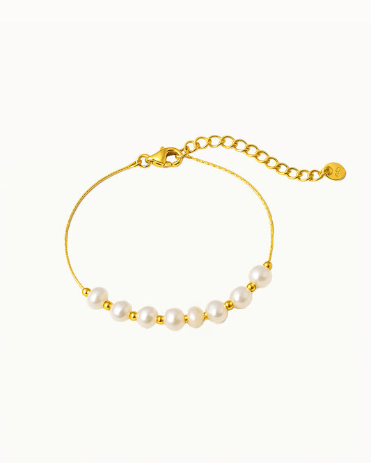 Bracelet en Or avec Perles - Samira