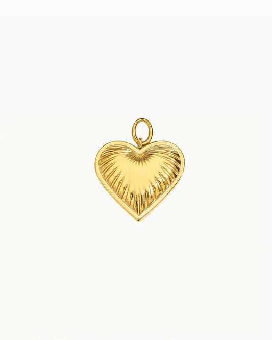 Gouden Vintage Cœur Pendentif - Madelief