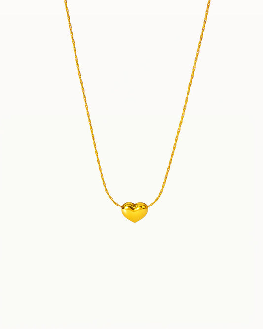 Collier en Cœur Doré Minimaliste - Shay