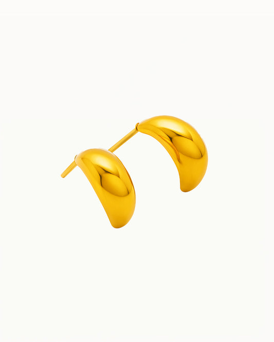 Boucles d'oreilles en forme de goutte courbée - Maddison