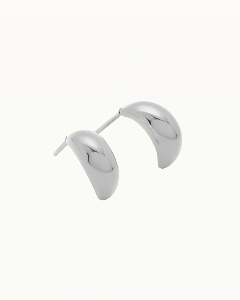 Boucles d'oreilles en forme de goutte courbée - Maddison