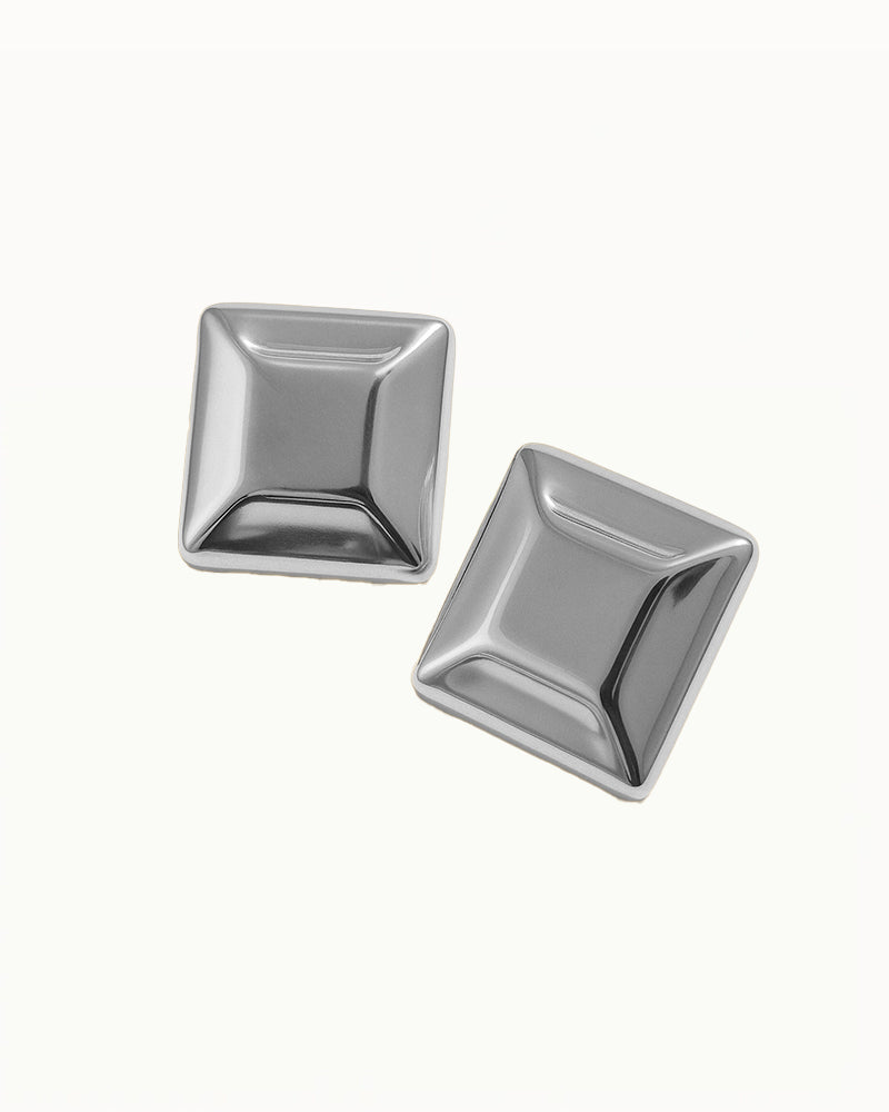 Boucles d'oreilles carrées élégantes - Mette