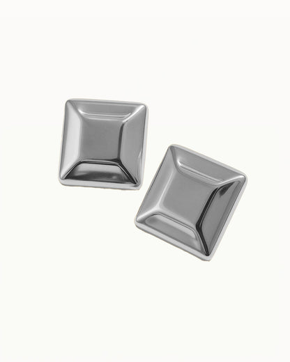 Boucles d'oreilles carrées élégantes - Mette