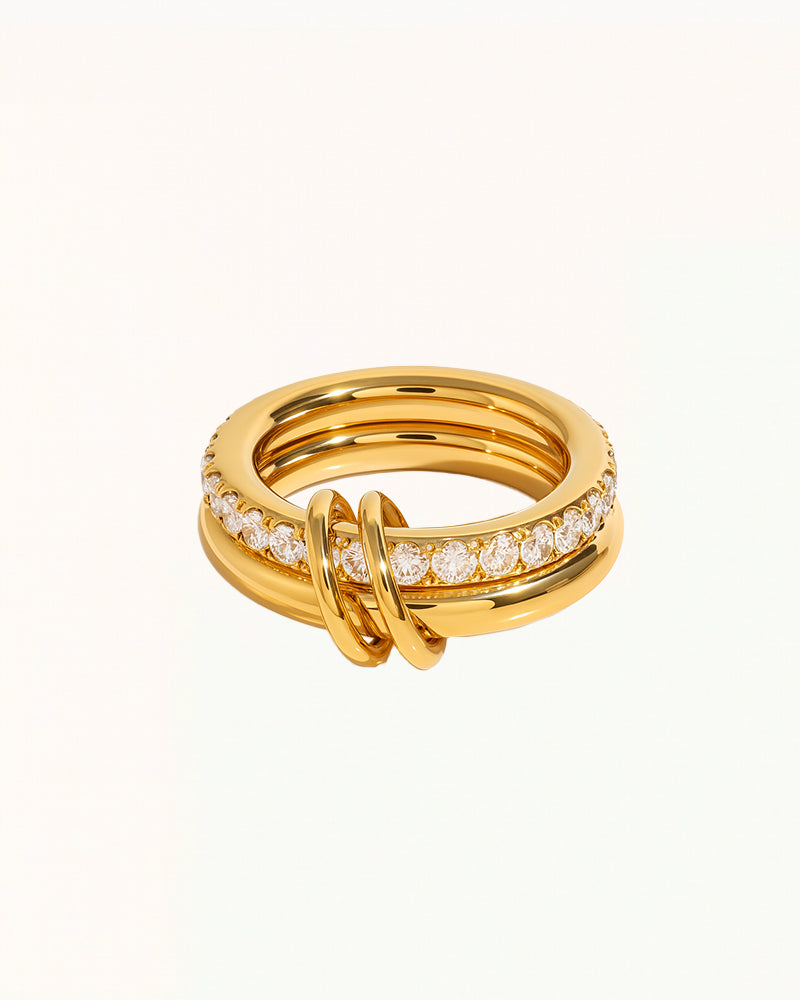 Stack Ring met Kristallen - Laylin - R80