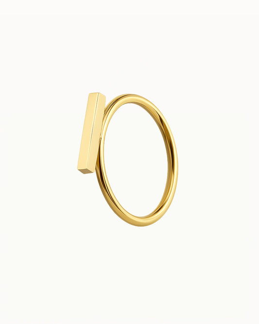 Bague Minimaliste avec Forme Rectangulaire - Marilyn - R05