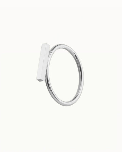 Bague Minimaliste avec Forme Rectangulaire - Marilyn - R05