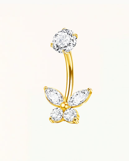 Butterfly Design Navel Piercing - Trixie