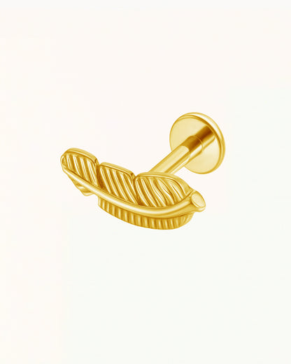 Titanium Feather Piercing - Asha